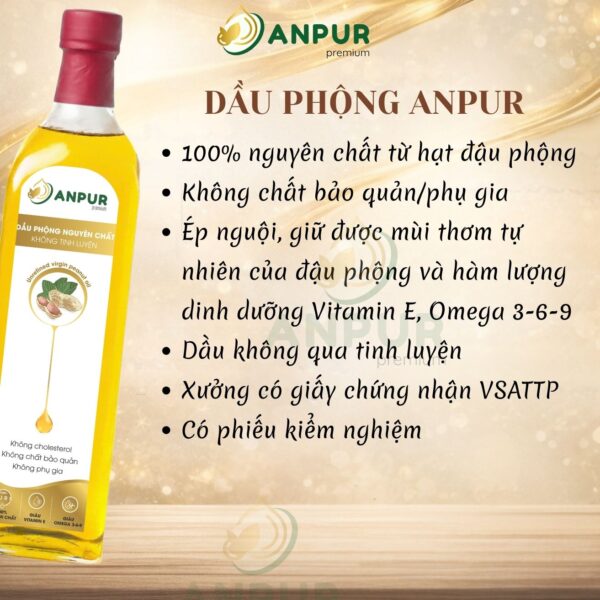 Alternative view of DẦU PHỘNG NGUYÊN CHẤT KHÔNG TINH LUYỆN