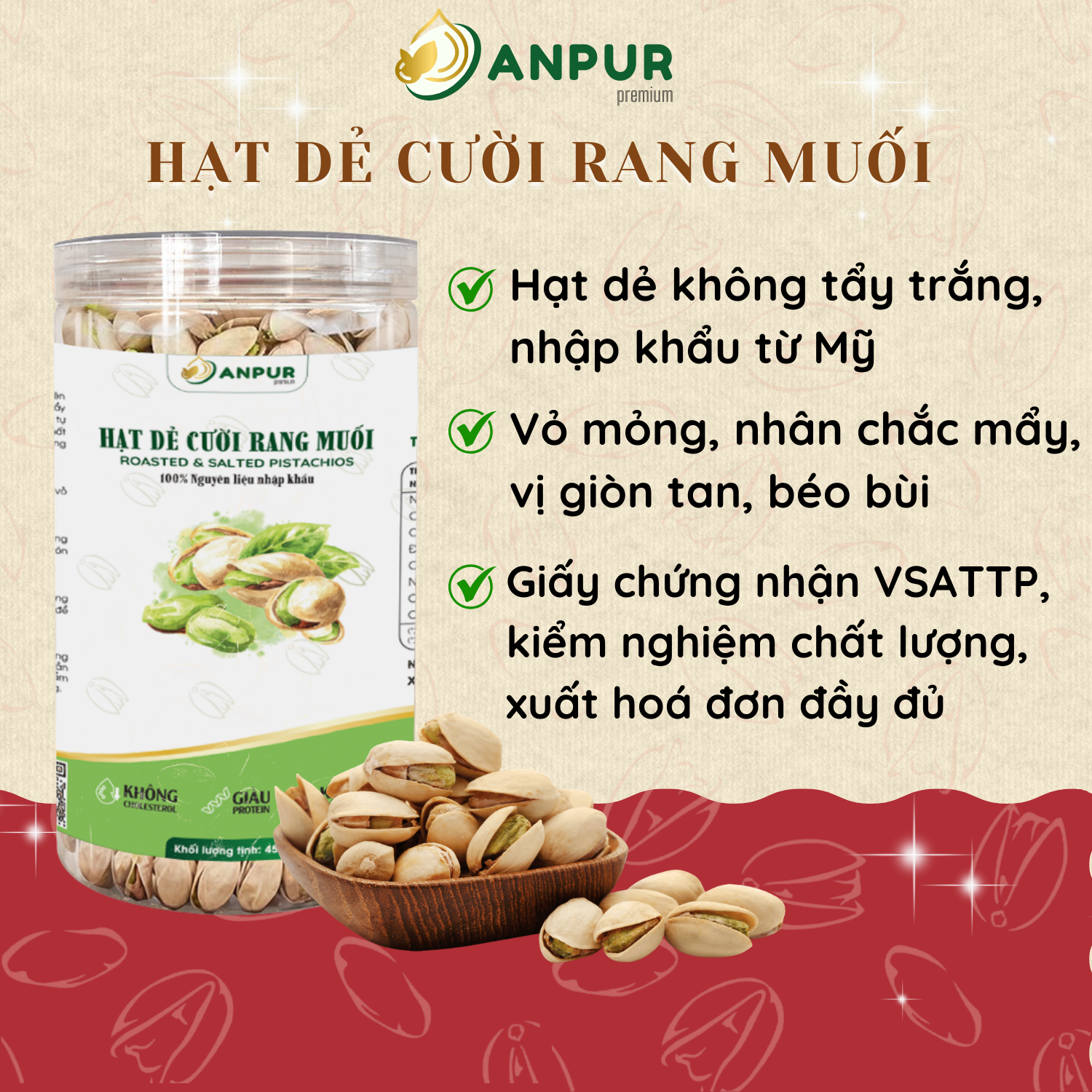 HẠT DẺ CƯỜI RANG MUỐI