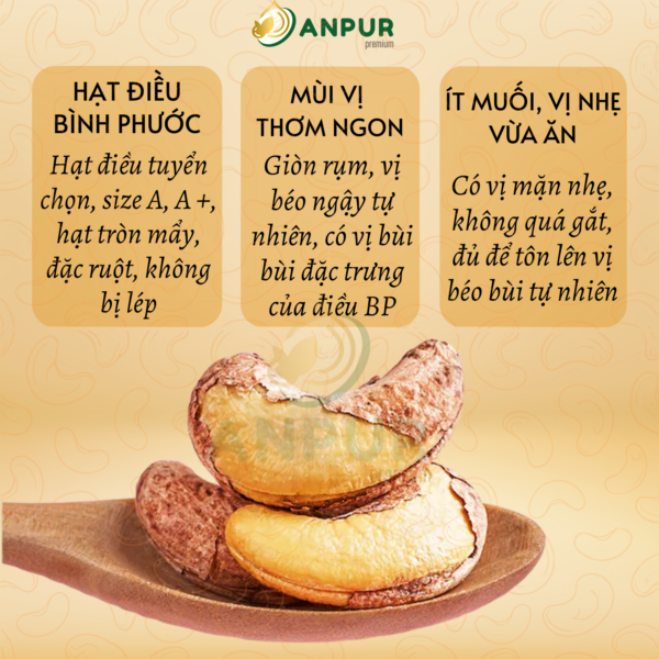Alternative view of HẠT ĐIỀU RANG MUỐI BÌNH PHƯỚC